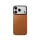 Etui / obudowa na smartfona Nomad Magnetic Leather Back iPhone 18 Pro / 17 Pro MagSafe (saddle